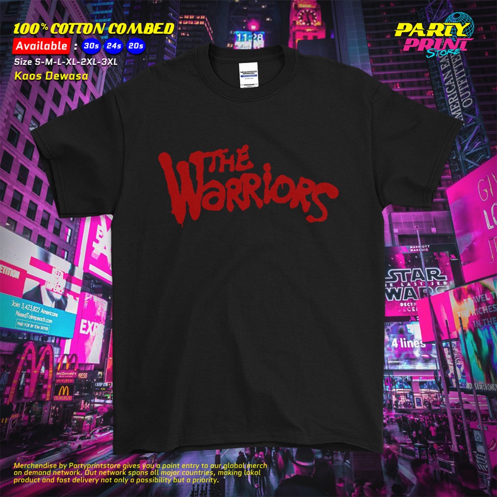 Partyprintstore Kaos Pria Film Game Playstation The Warriors Bootleg Logo #4