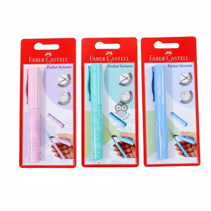 

FABER CASTELL POCKET SCISSOR GUNTING LIPAT PEN MINI