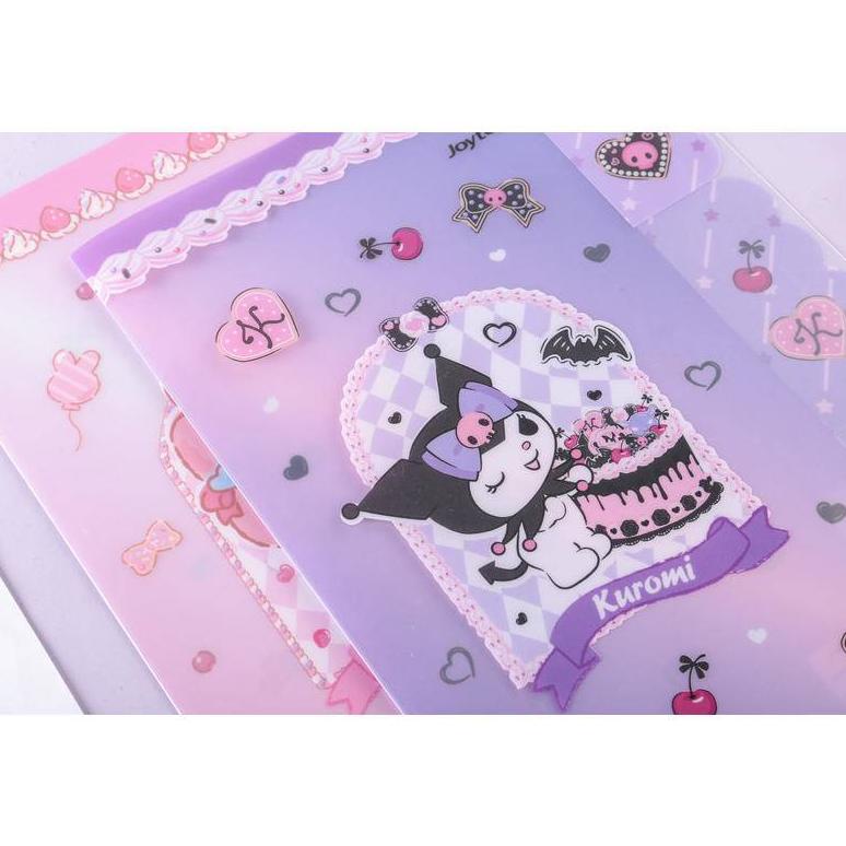 

Cod Sanrio mymelody Kuromi Cinnamoroll 3grids Portable File Folder Tas Dokumen Saku Ekspanding Tempat Kartu Tagihan Resi File Sortir Organizer Perlengkapan Kantor .,