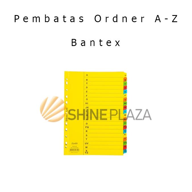 

Trendy Pembatas Ordner Bantex Abjad A-Z A4 6043 - Cardboard Index & Divider