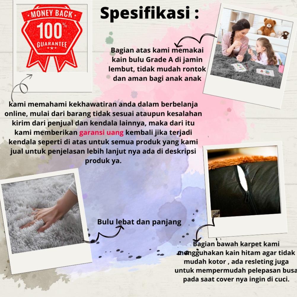 Best - Karpet bulu rasfur ukuran 180X80X5CM. ~