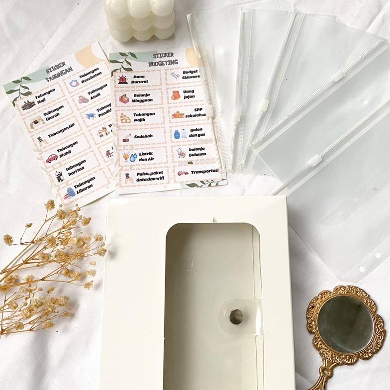 

(BAYAR DITEMPAT) STICKER 1 Paket Sinking Fund, Financial Planner, budgeting Perencanaan Keuangan, Sinking Funds Starter Pack, binder clear cover dan zipper set ..