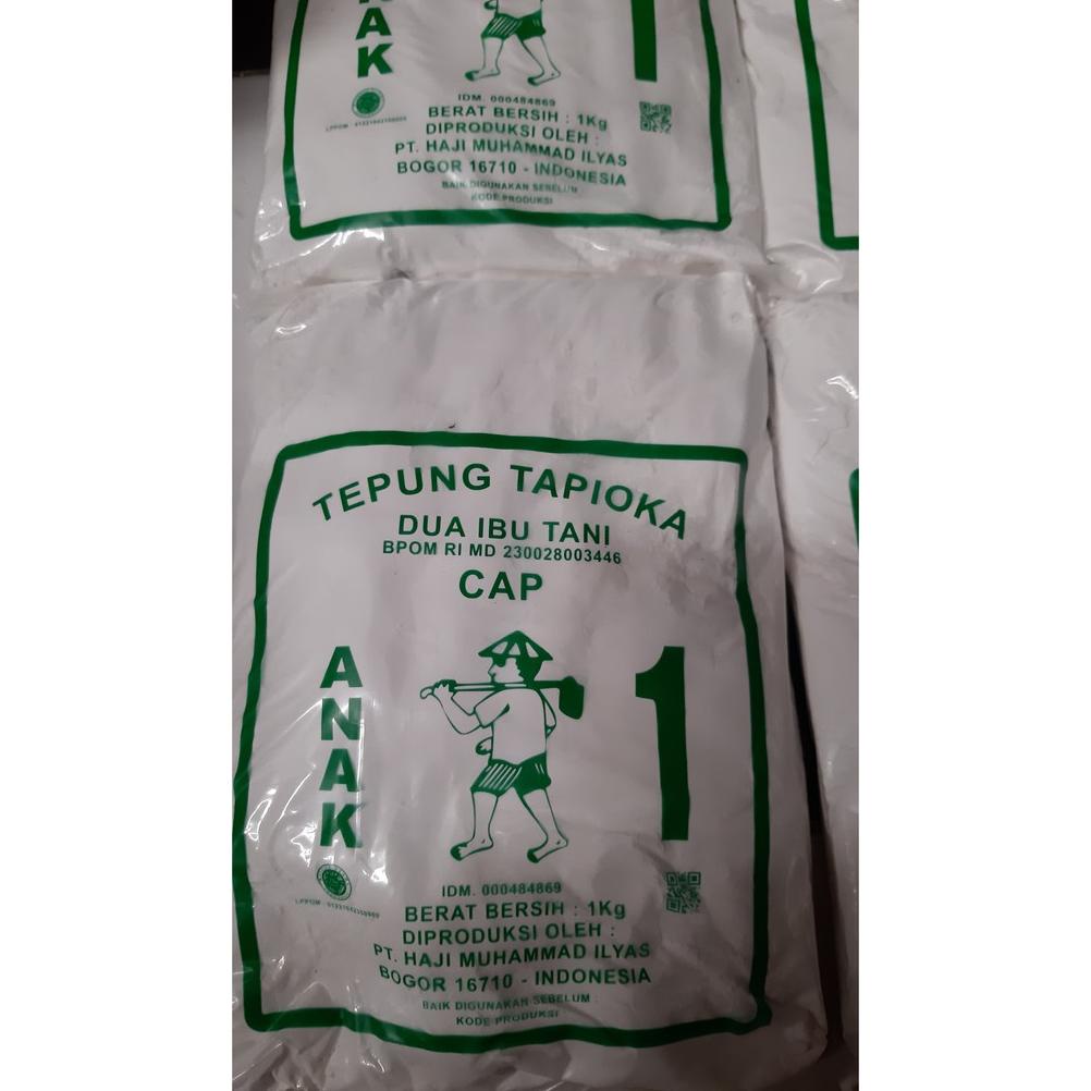 COD - Tepung Tapioka Dua ibu tani Cap anak .,