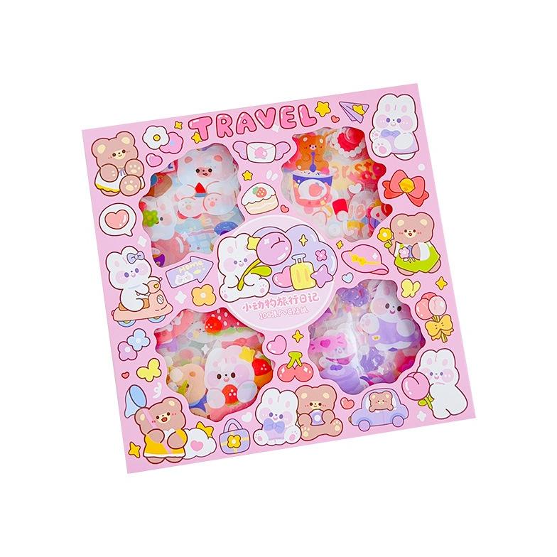 

Big Sale - Isi 100 Lembar Sticker Deco Aesthetic Lucu Momo Stiker Anti Air Tumblr DIY Hp/Stiker Motif Kartun Lucu ala Korea Dekorasi Buku Diary Memo Journal Catatan Harian Anak Sekolah Alat Tulis Bahan Stiker Transparant Bisa Untuk Kado Ulang Tahun