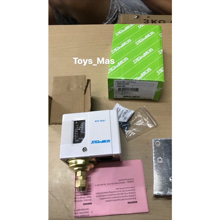 PREMIUM PRESSURE SWITCH SAGINOMIYA SNS-C110X ORIGINAL TERBARU