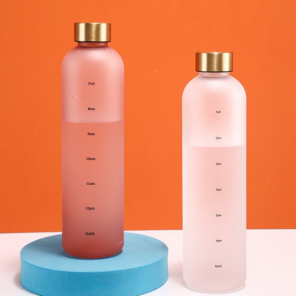 Botol Minum Anti Bocor Remaja Tidak Bau Grosir Murah Cute A4C6 Travel Polos Tali Aesthetic Import Es