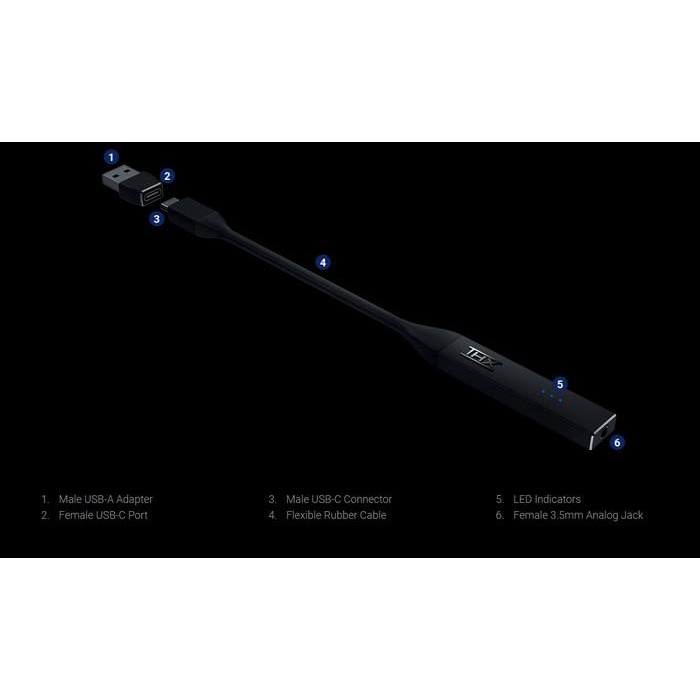 Razer Thx Aaa Onyx Amplifier Dac Type C Usb Soundcard