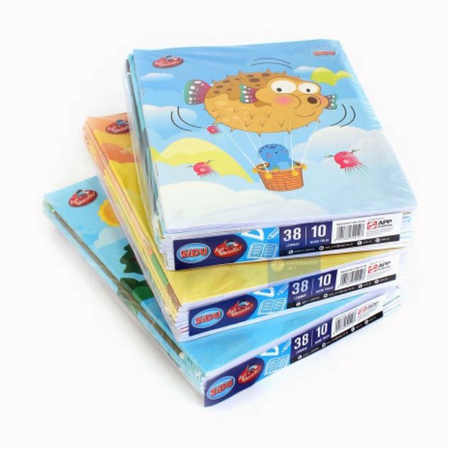 

[TVN85] BUKU TULIS SIDU 38 LEMBAR / BUKU TULIS SEKOLAH ( 1 PACK ISI 10Pcs ) Ready Stock