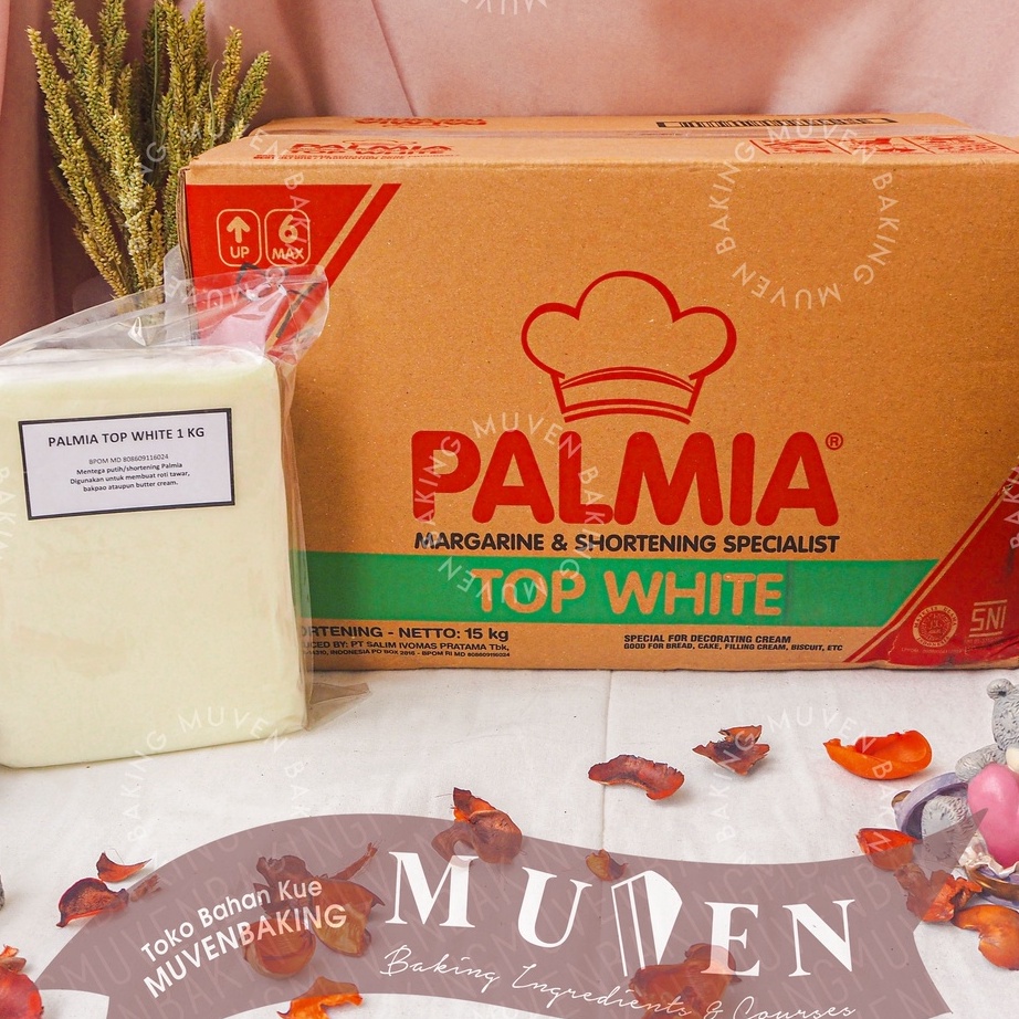 

✨ 7.7 MENTEGA PUTIH PALMIA TOP WHITE 1 Kg / SHORTENING