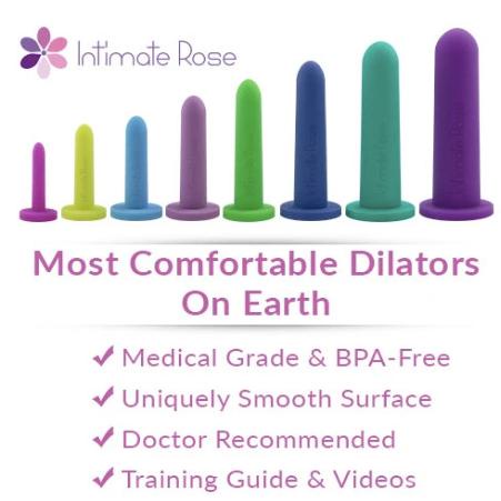 READY VAGINAL DILATOR SILICONE UNTUK VAGINISMUS BY INTIMATE ROSE SMALL PACK SIAP MELUNCUR