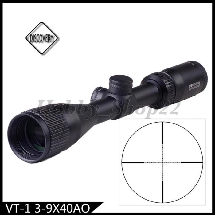 Terlaris Teropong / Telescope / Rifle Scop Discovery Vt1 3-9X40 Ao
