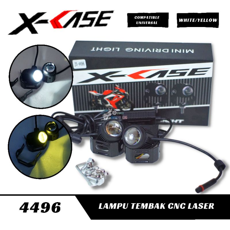 LASER GUN LED SEPASANG 30Watt Putih Mini 30W Laser Gun Spotlight Motor Mobil DiamondKing