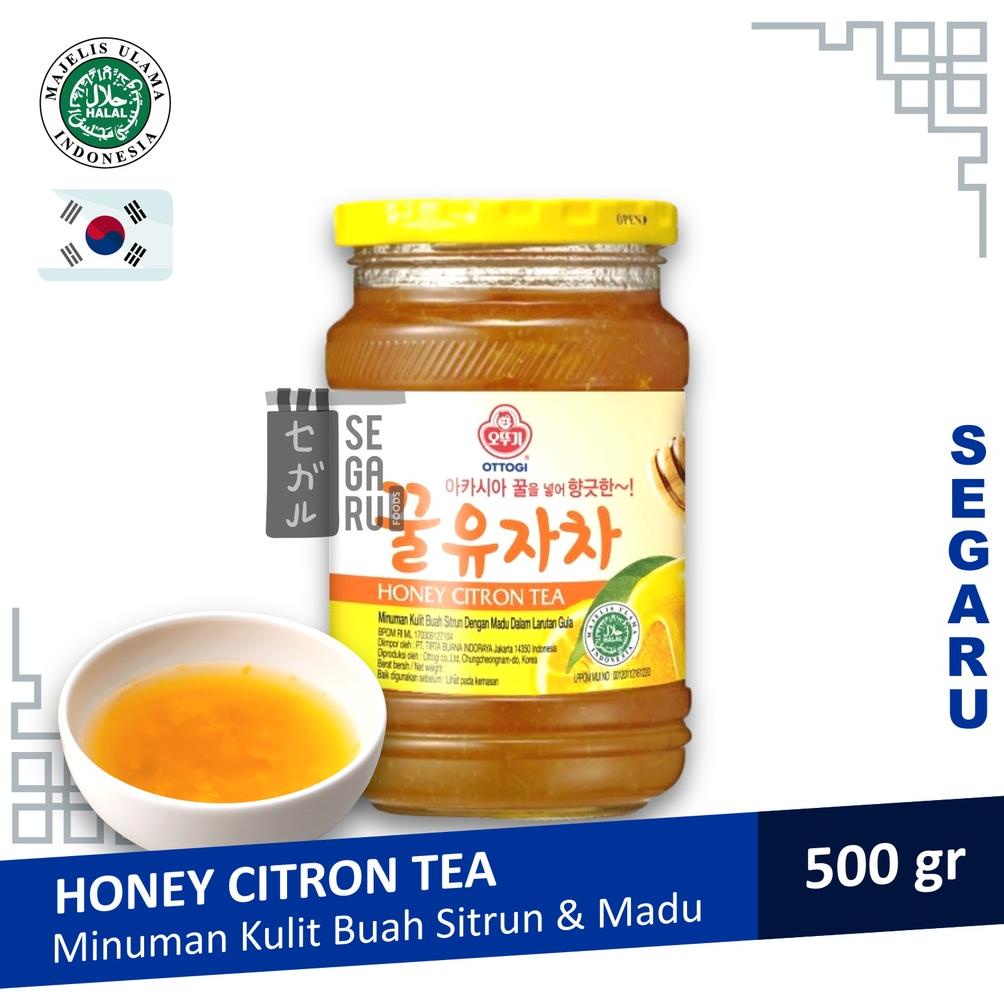 

Ottogi Honey Citron Tea Yuzu Korea Yujacha Korea Halal MUI 500 Gram Best Seller