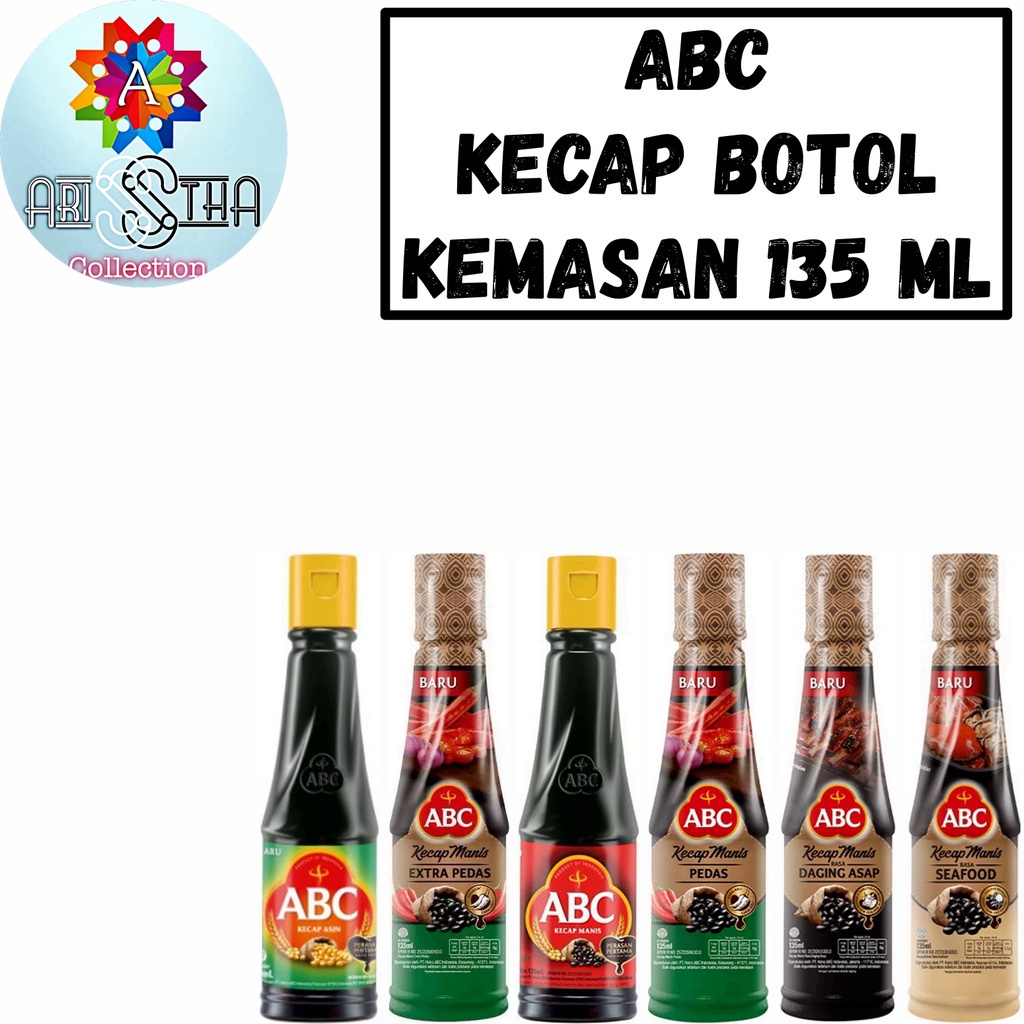 

ABC Kecap Botol Plastik 135 ML Asin Manis Pedas