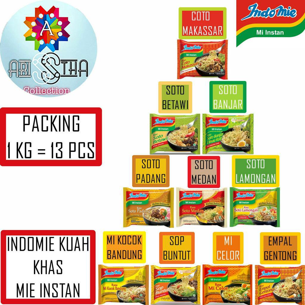 

Indomie Rebus Kuah Khas aneka varian