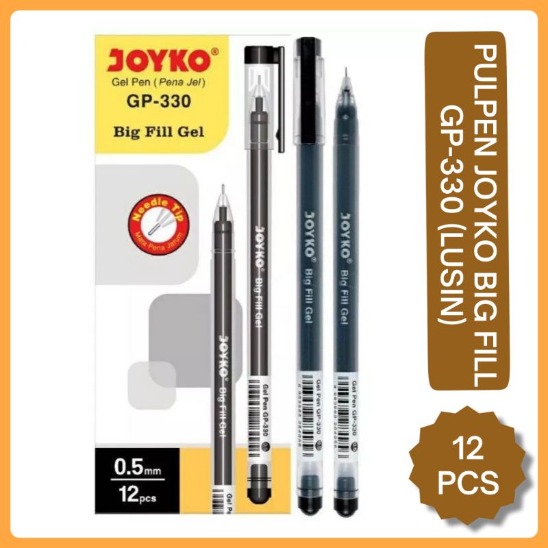 

(12 PCS) Pulpen Joyko Big Fill GP-330