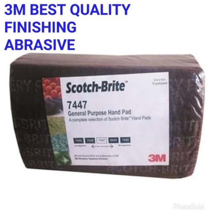 Pelan Scotch Brite 3M 7447 Merah 10 Pcs Original