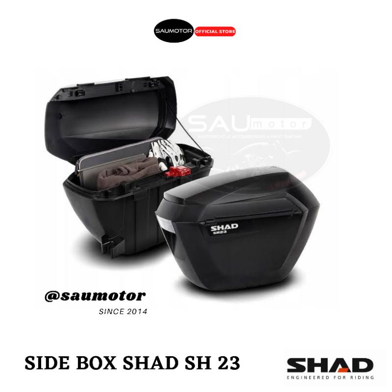 Saumotor Side Box Shad Sh23 Box Samping Sh23 Original Shad Side Box Sh23 Box Samping Motor