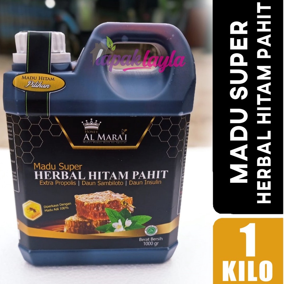 

[KODE PRODUK 6DJZ96687] Madu Super Herbal Hitam Pahit Plus 1 kg