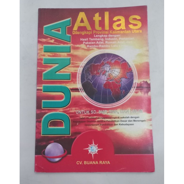 

Promo Jualmurah Buku ATLAS DUNIA ukuran Besar