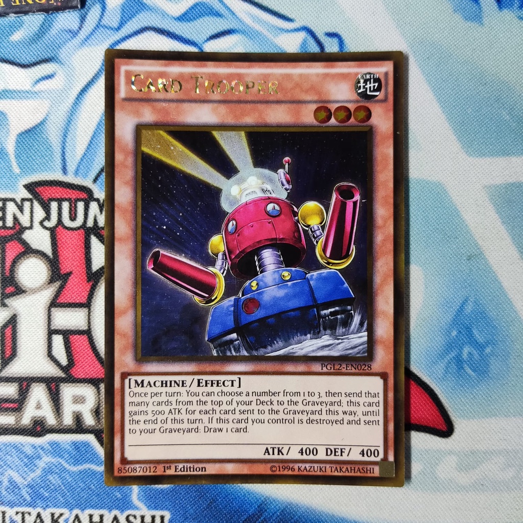 yugioh card trooper PGL2 gold rare 1st original