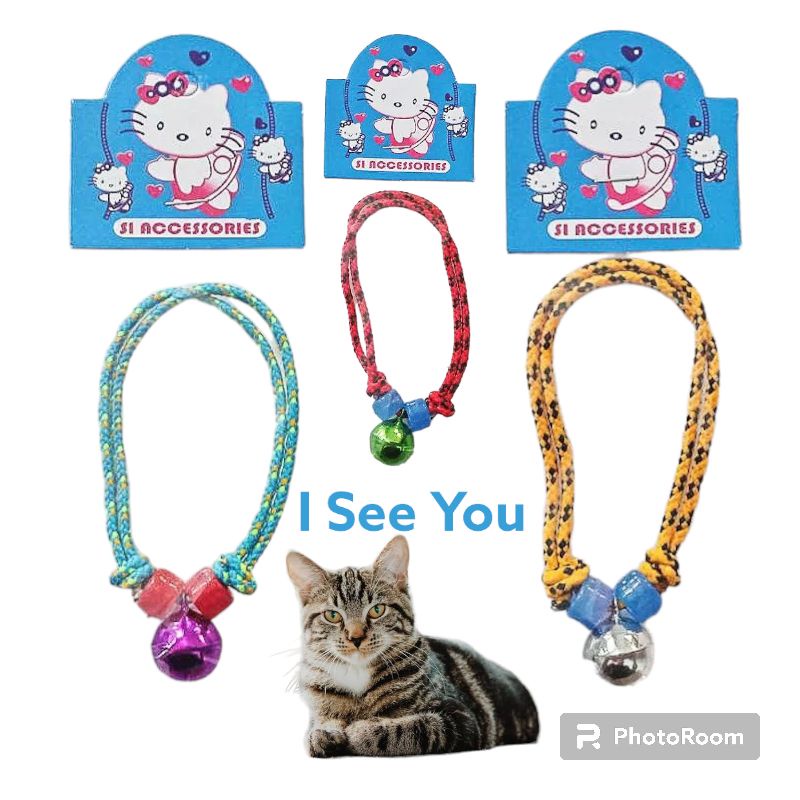 Kalung Kucing Gelang 14mm Tali