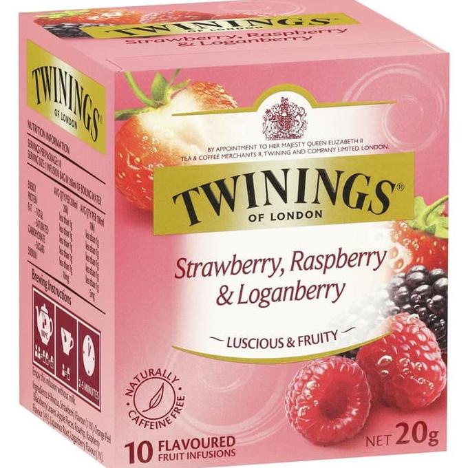

Twinings Strawberry Raspberry & Loganberry Tea Bags 10 pack Australia Best Seller