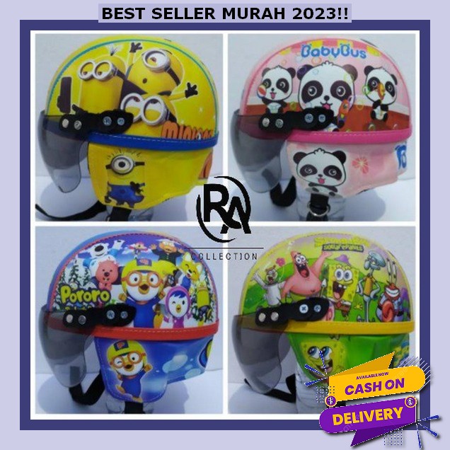 Helm Anak Perempuan Helmet Ank Motif Hlm Anak2 Kecil Heleem Terbaru 2023 Helm Anak Laki Laki Heleme 
