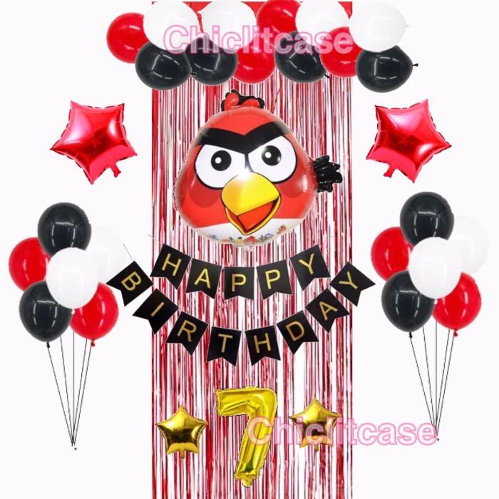 Paket Dekorasi Ulang Tahun Anak / Balon Sonic / Spongebob/Pororo/Pooh