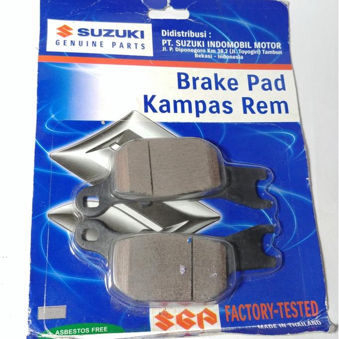 Kampas Rem Belakang Satria Fu Injeksi Gsx 150 Original Suzuki
