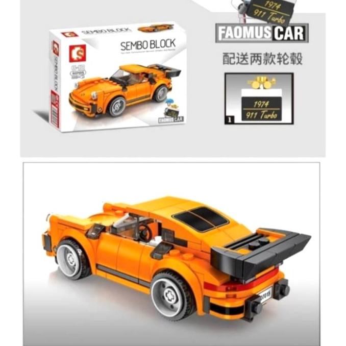 Sembo Brick Famous Car Porsche - Brick Lego Block Mobil Balap Sport