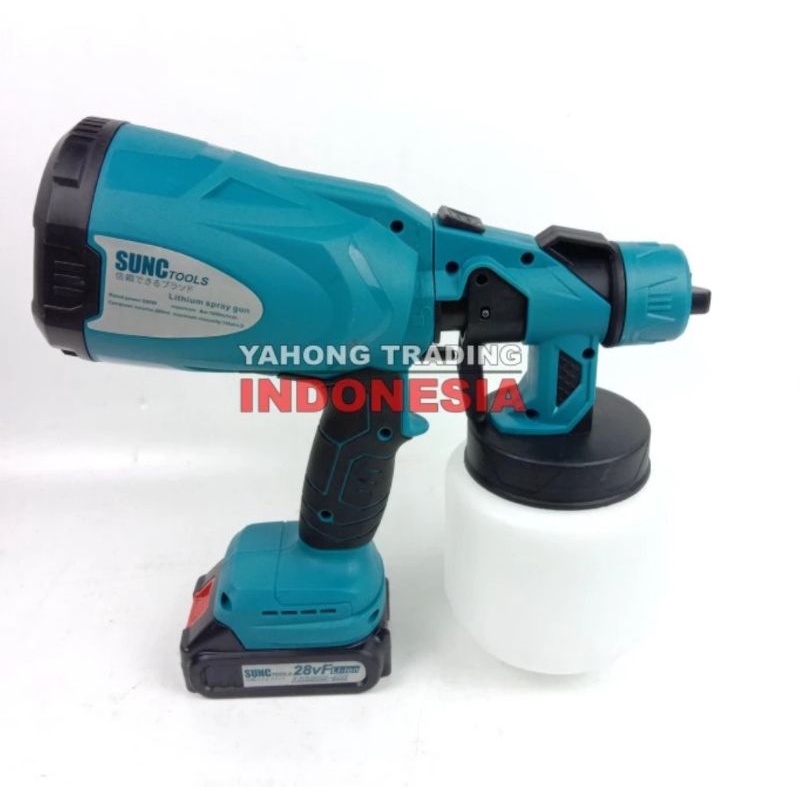 SPRAY GUN CAT CORLDESS / ALAT SEMPROT CAT BATERAI SUNC TOOLS