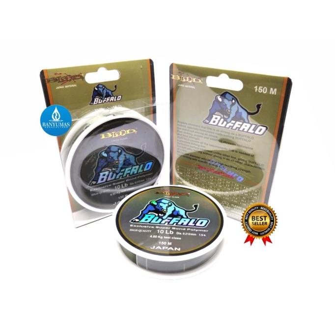 NEW  Senar Pancing Kuat Blood Buffalo 10 Lb 150M Ba032100