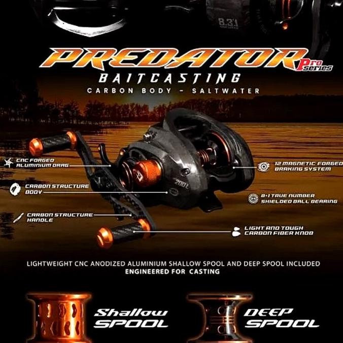 NEW  Reel Daido Predator Pro Series SW 200L