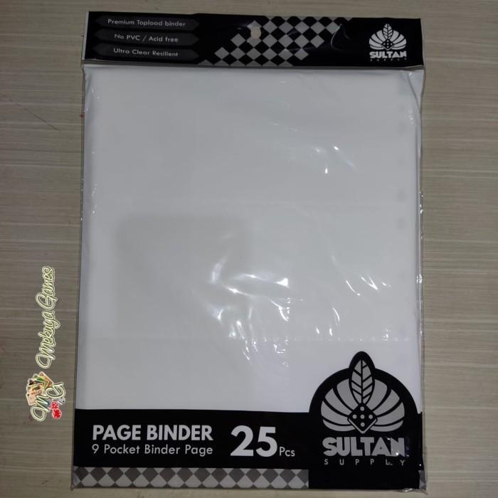 

Best Seller Sultan 9P 18P Sleeve Binder Page 25Ct Pokemon Basket 2R Photo Card