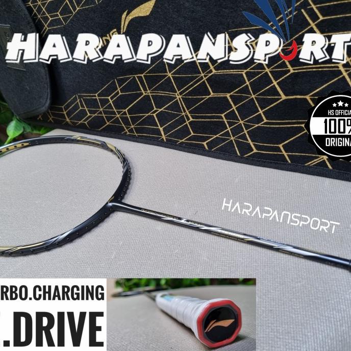RAKET BADMINTON LINING TURBOCHARGING Z DRIVE ORIGINAL 100%