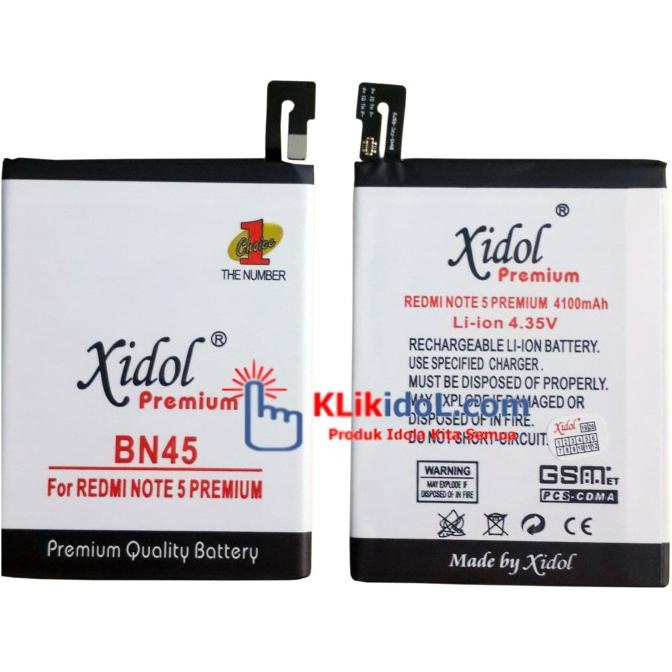 BATERAI IDOL XIAOMI REDMI NOTE 5 NOTE 5PRO BN45 BATTERY BATRE PREMIUM