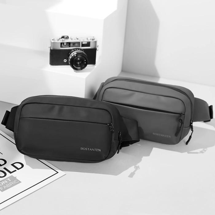 Bostanten Tas Pinggang Pria Tas Messenger Tahan Air
