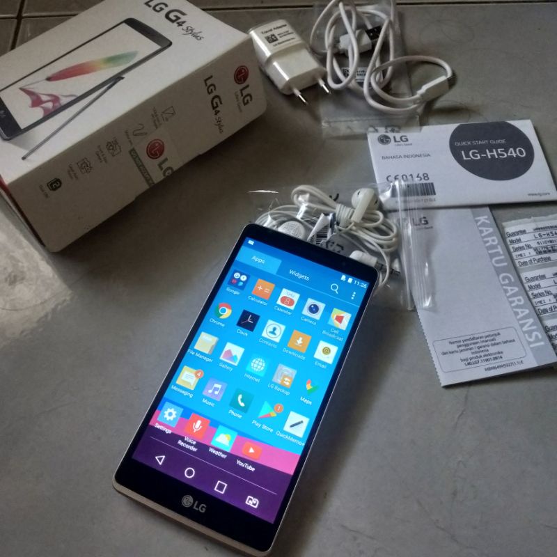 Handphone LG G4 Stylus Bekas Display Pameran Like New (series LG-H540)