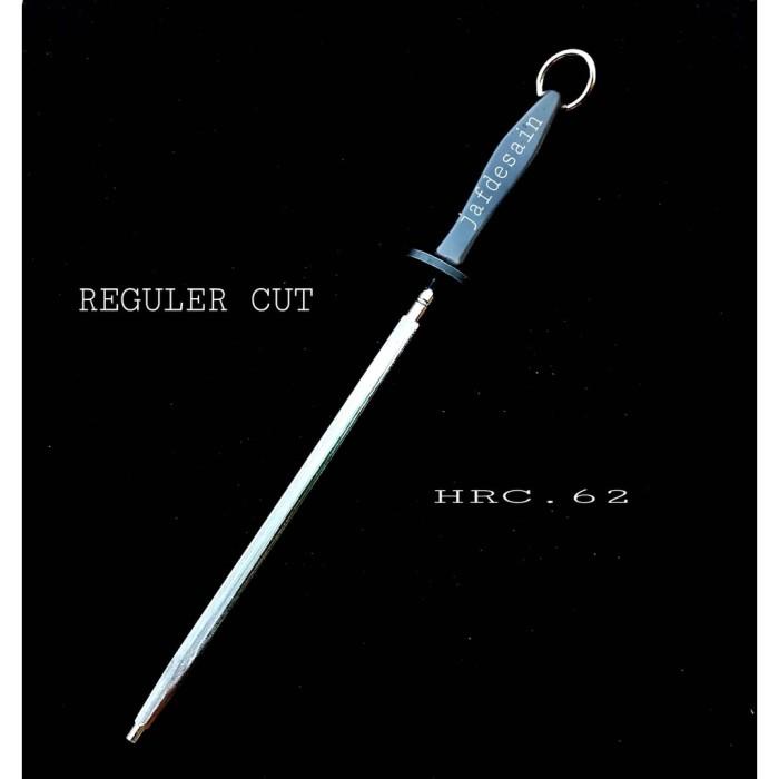Asahan Asahan Pisau Sharpening Steel 40 Cm Carl Schlieper Tjap Mata Germany
