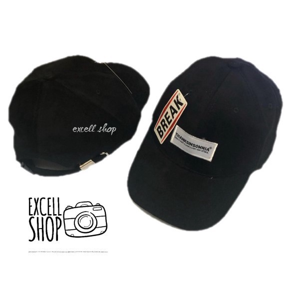 TOPI DISTRO thanksinsomnia Kualitas Premium Distro 4 - Hitam Lbl Putih U7G7 terlaris kekinian casual