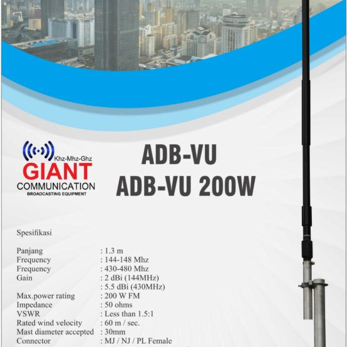 Terlaris Antena Dual Band Ht Rig Base Antenna Vhf Uhf 144/430 Mhz