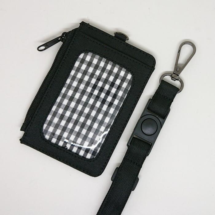 

Id Card Holder & Lanyard Adjustable Black
