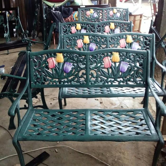 Terlaris Kursi Taman Full Besi Cor