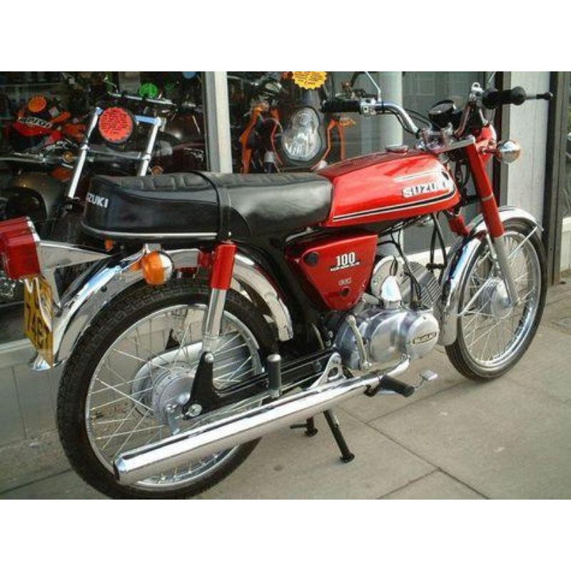 kulit jok motor Suzuki A100