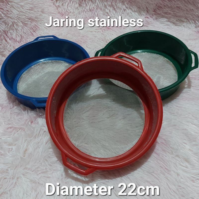 Saringan santan stainless 20cm/saringan tepung stainless/ayakan tepung stainless/saringan santan tep