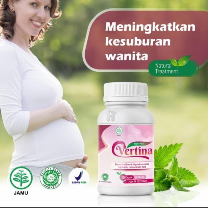 VERTINA Obat Penyubur Kandungan Pelancar Menstruasi Vertina Asli BPOM ORIGINAL