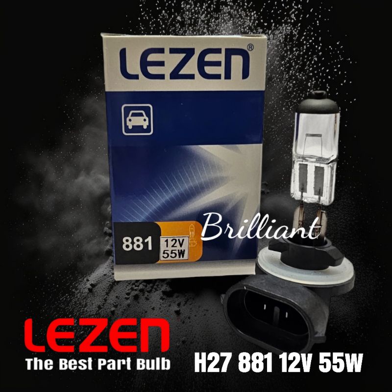 Lampu Halogen Mobil H27 - 880 / 881 - LEZEN Original