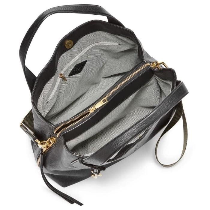 Tas Wanita Original Fossil Maya Satchel Black