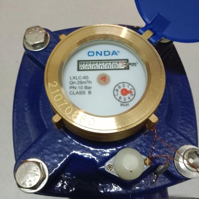 Flow Meter / Meteran Air / Water Meter Onda Flange 2 1/2" Inchi Dn 65